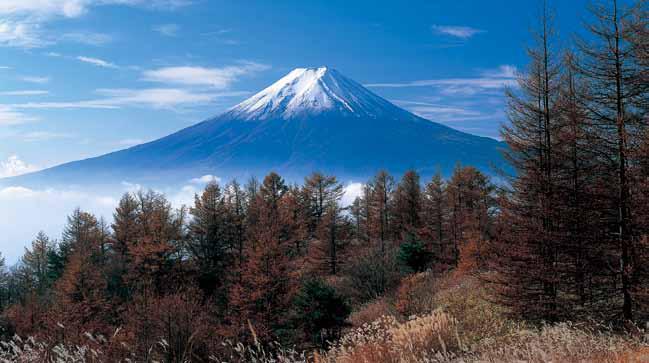 西桂町から見た富士山の画像