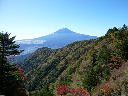 開運山と富士山の画像